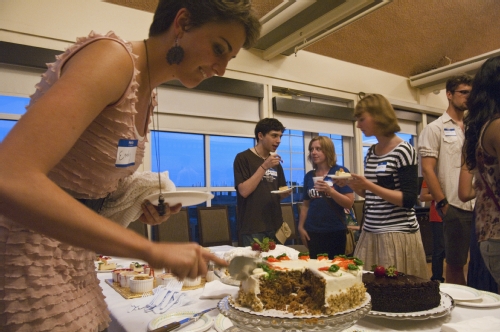 Writing Hall/House Welcome Reception Fall 2012